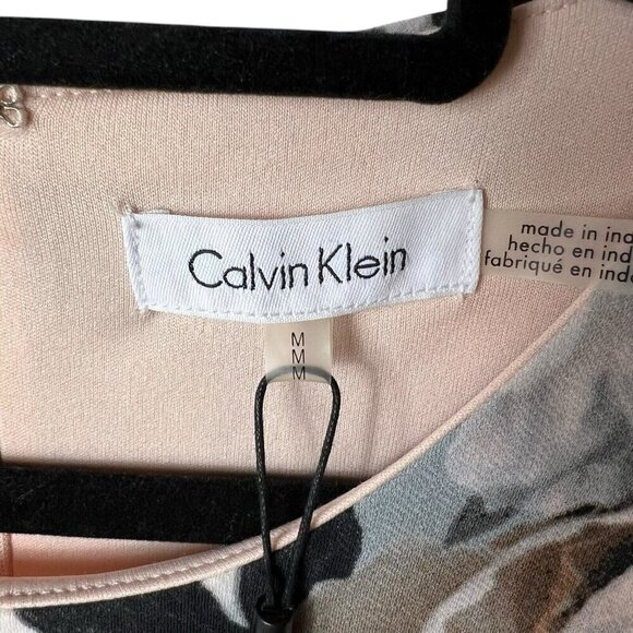 Calvin Klein Floral Dress Women’s Size Medium NWT Lined Workwear - Picture 5 of 11